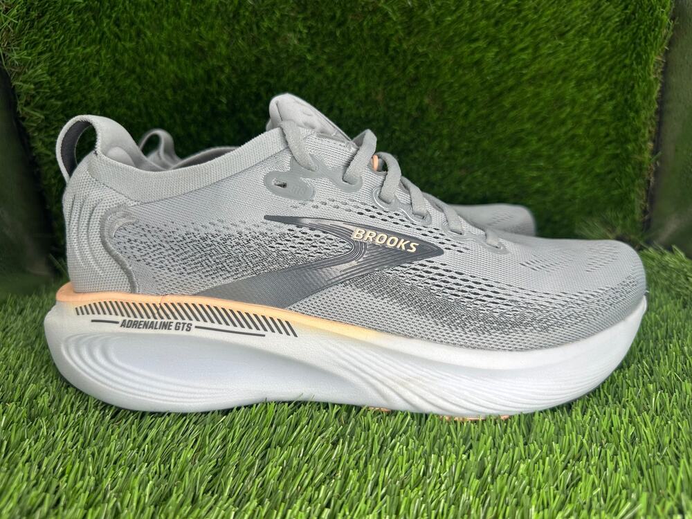 Brooks Adrenaline GTS 25 1204431B032 Athletic Sneaker Women's 11B Gray Mesh Gym